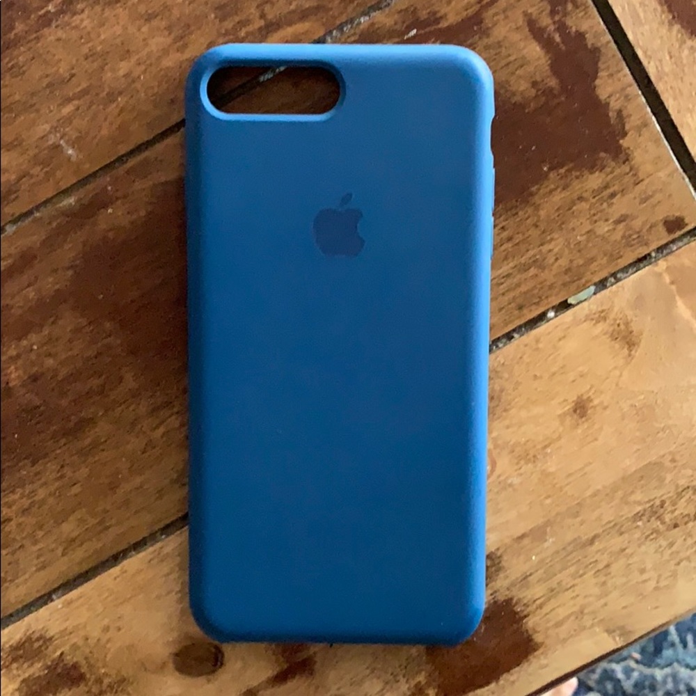 Apple iPhone blue case